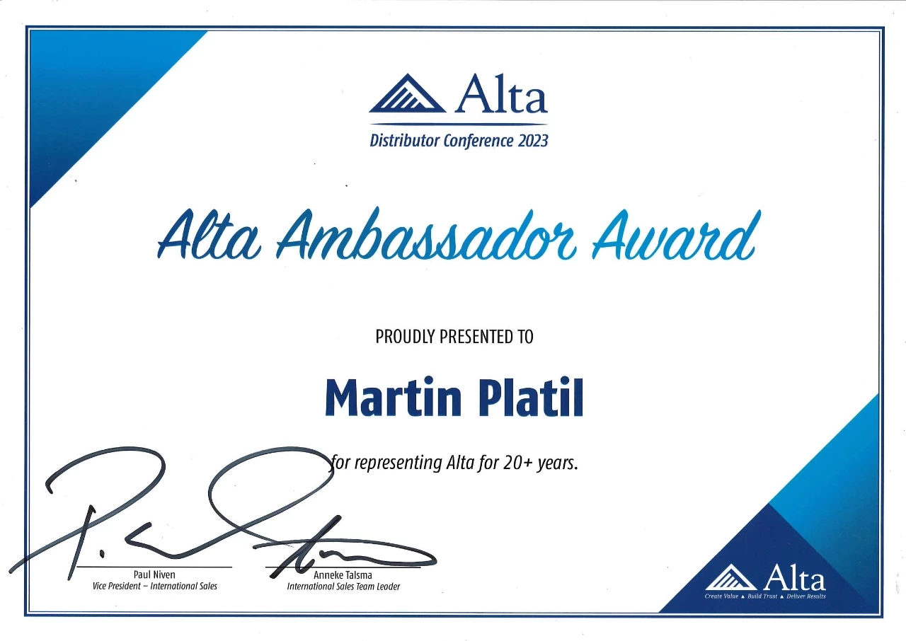 Ocenění ALta Ambassador Award